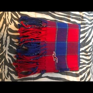 hollister plaid blanket scarf .